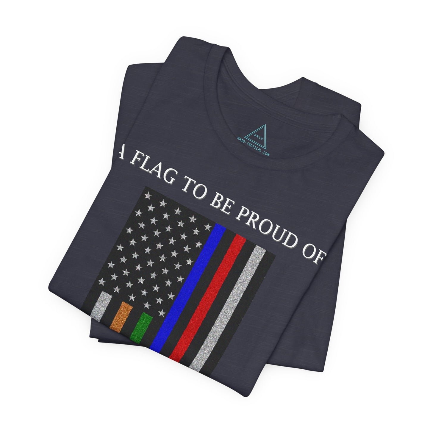 Pride Flag - Rainbow Heather T-Shirt