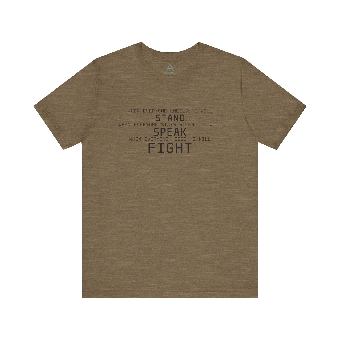 Stand Speak Fight Heather T-Shirt