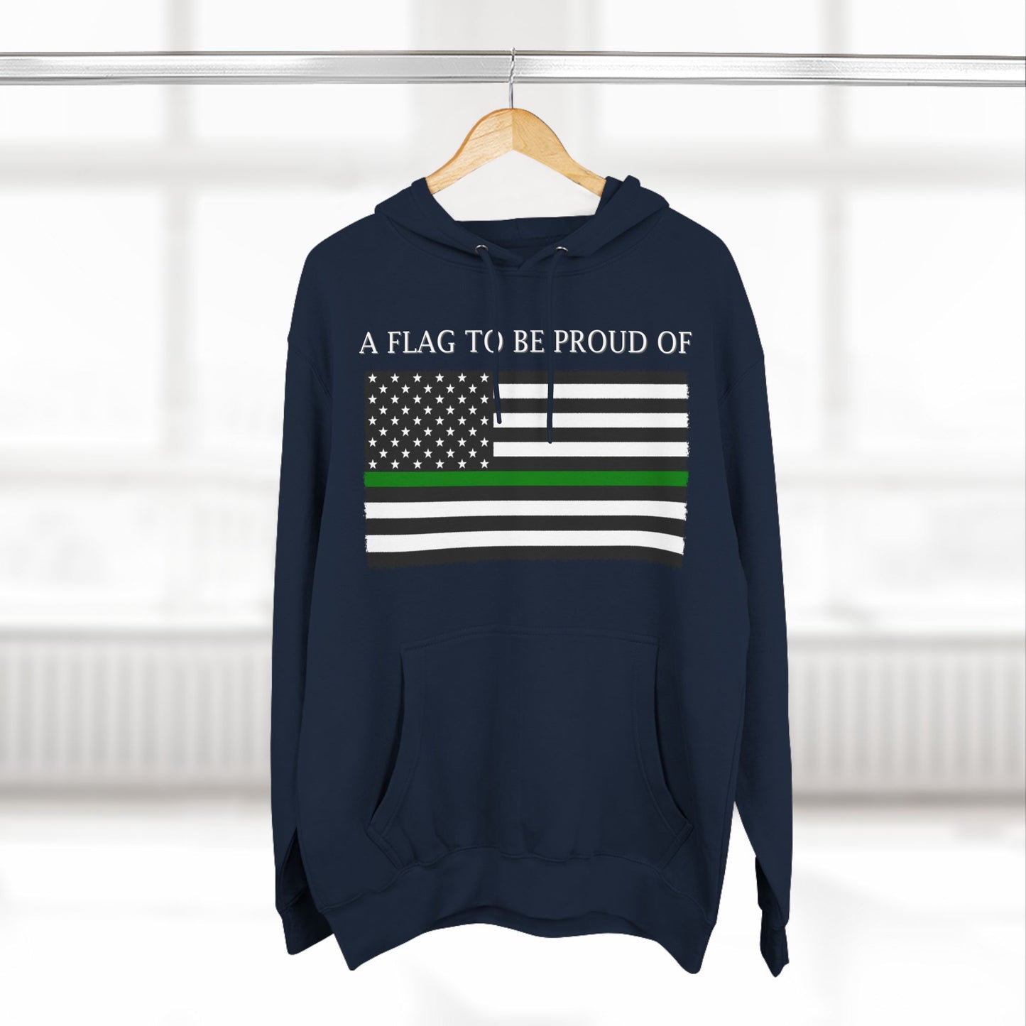 Pride Flag - Thin Green Line Hoodie