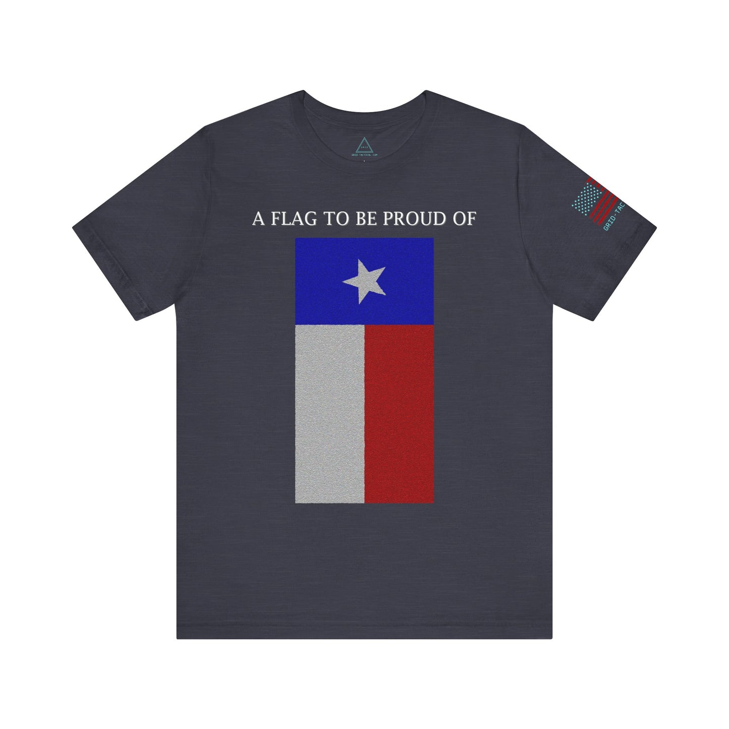 Pride Flag - Texas Heather T-Shirt