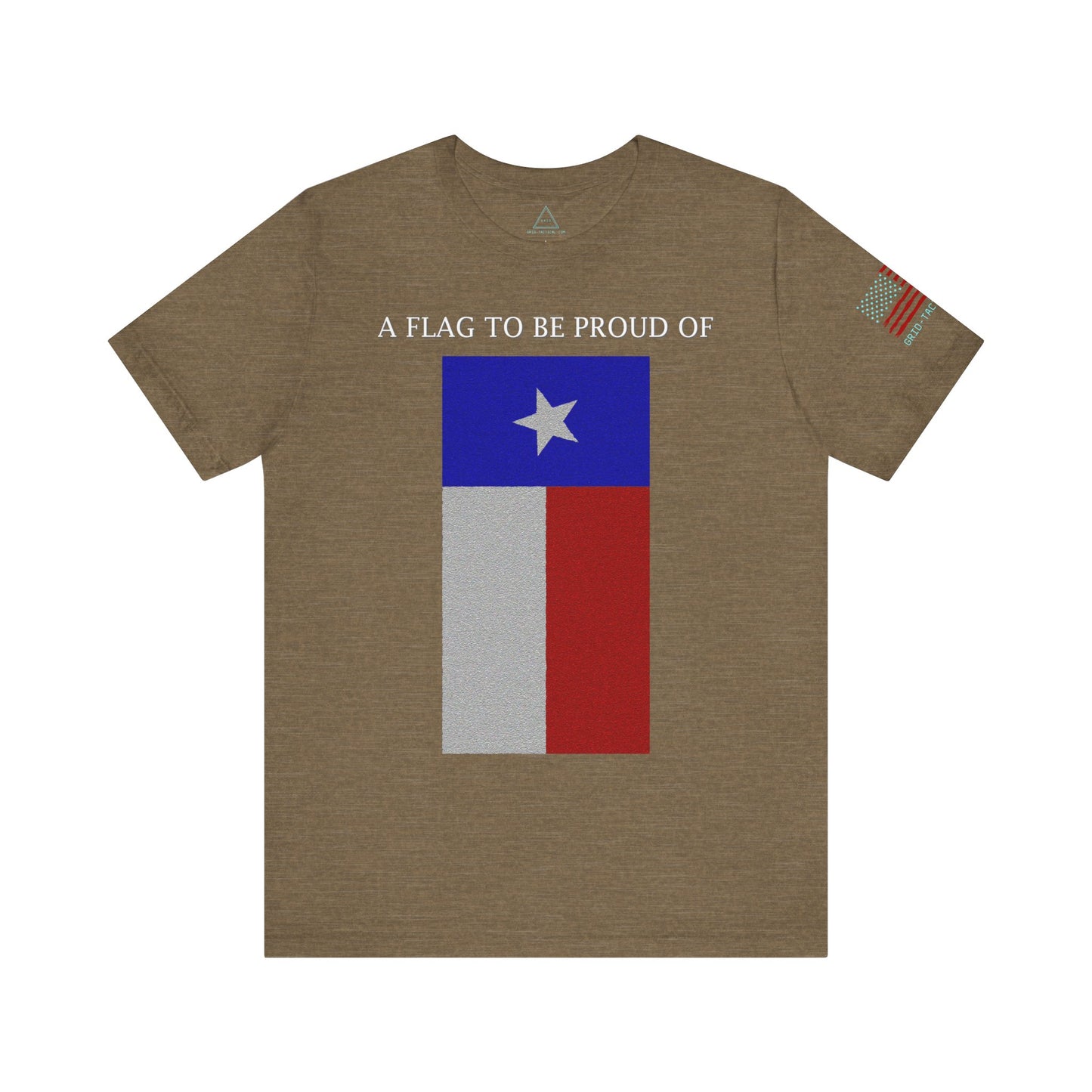 Pride Flag - Texas Heather T-Shirt