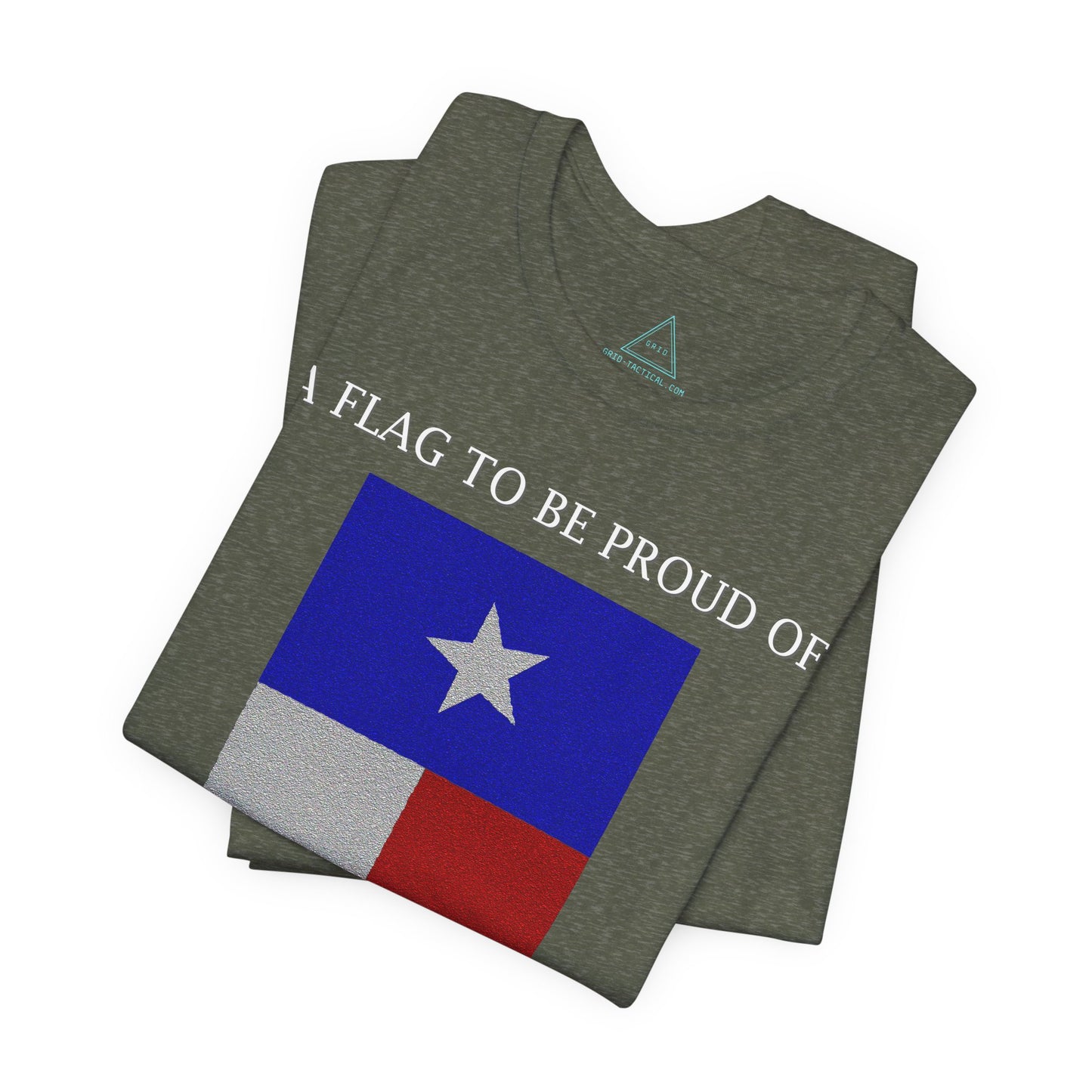 Pride Flag - Texas Heather T-Shirt