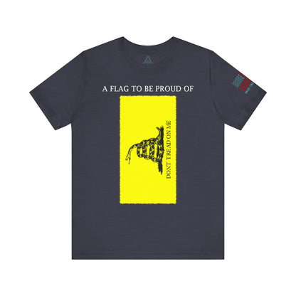 Pride Flag - Gadsden Heather T-Shirt