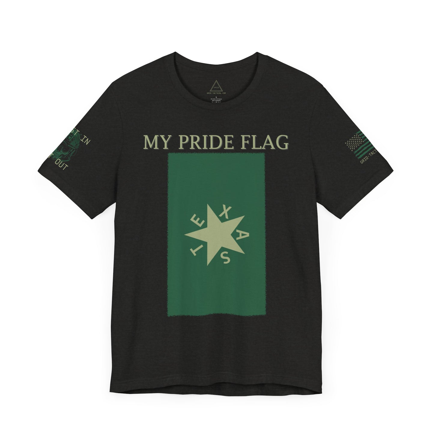 Limited Run First In, Last Out Pride Flag Collection Heather T-Shirt