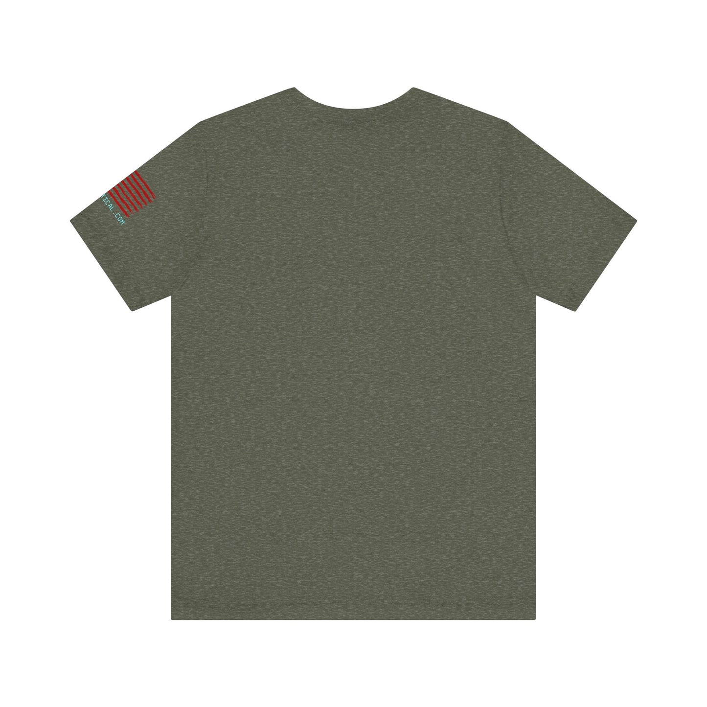 Pride Flag - Thin Red Line Heather T-Shirt