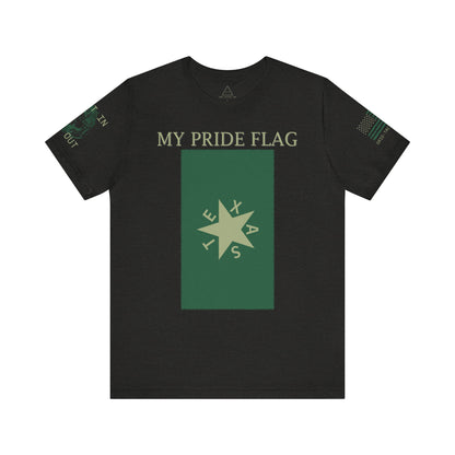 Limited Run First In, Last Out Pride Flag Collection Heather T-Shirt