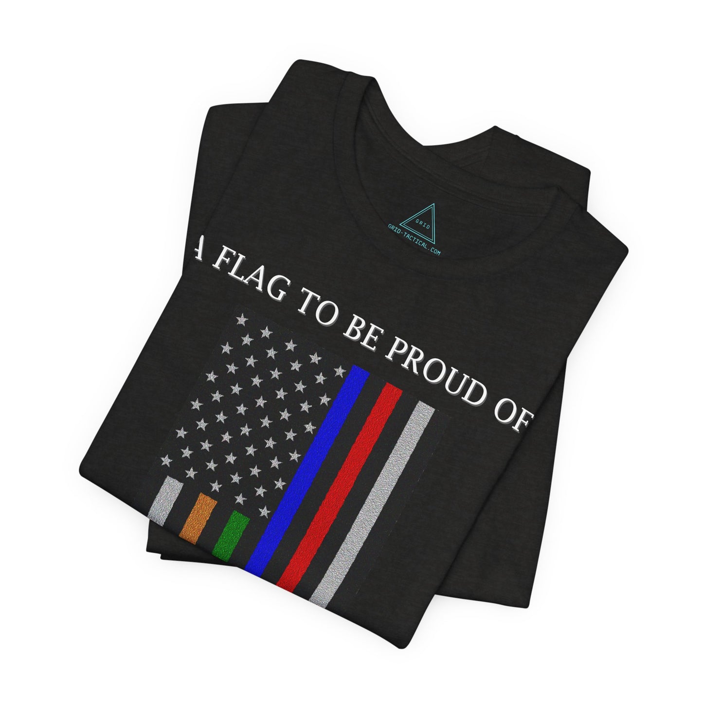 Pride Flag - Rainbow Heather T-Shirt