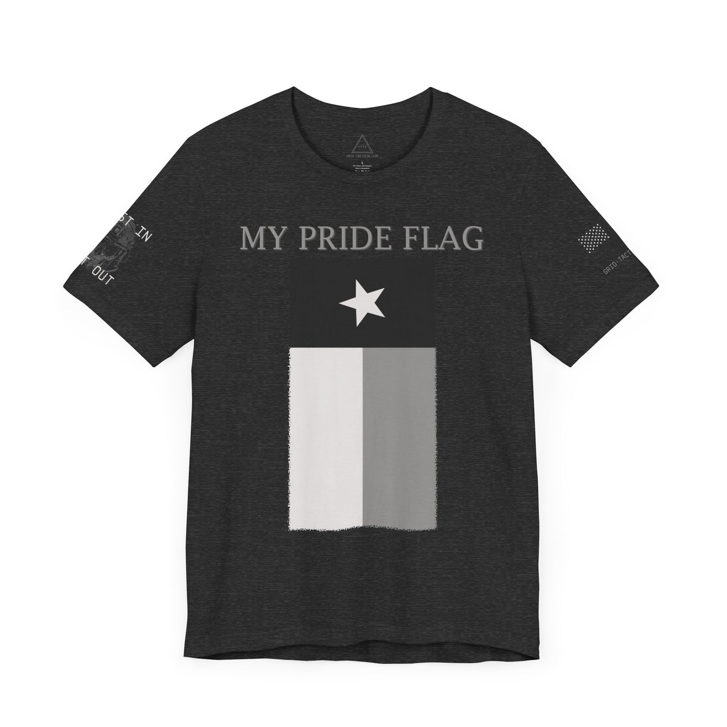 Limited Run First In, Last Out Pride Flag Collection Heather T-Shirt