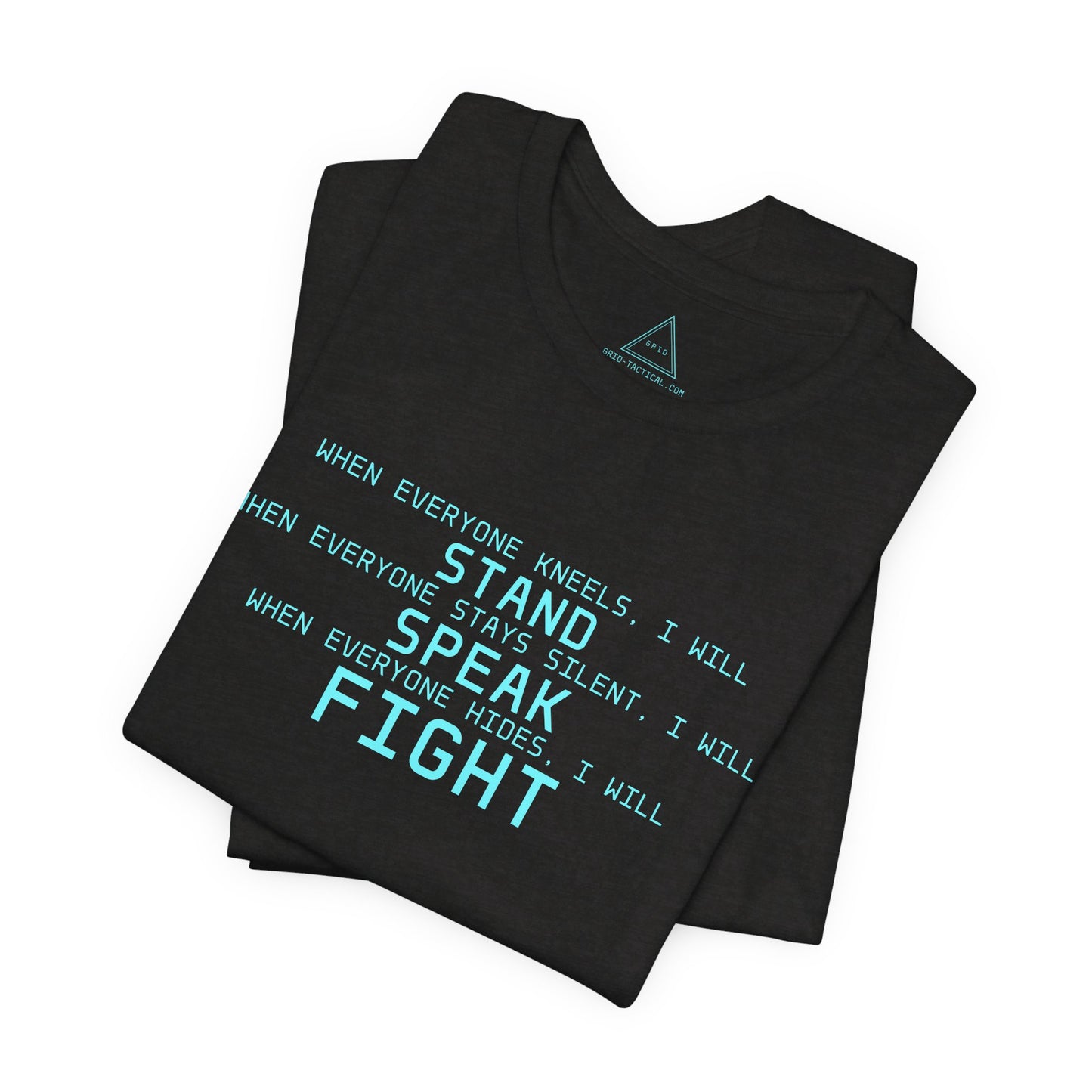 Stand Speak Fight Heather T-Shirt