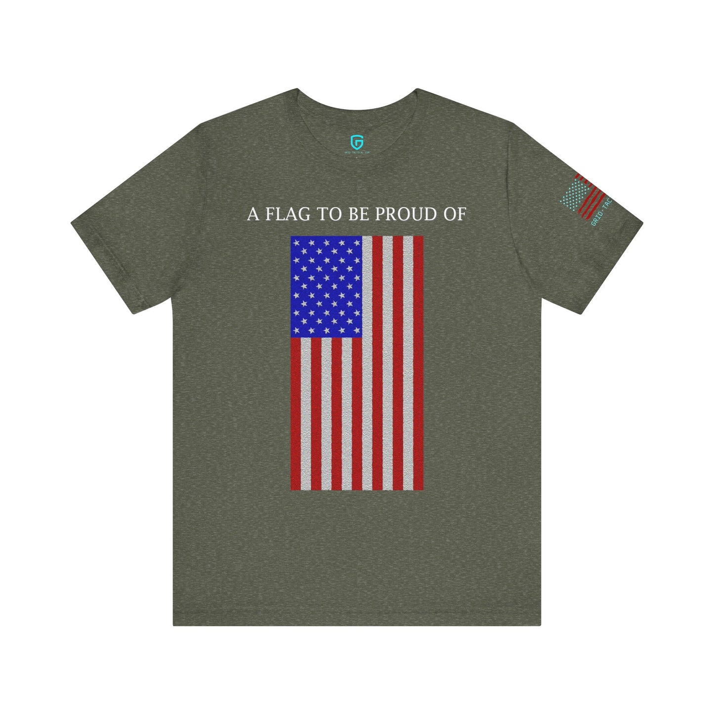 Pride Flag - American Heather T-Shirt