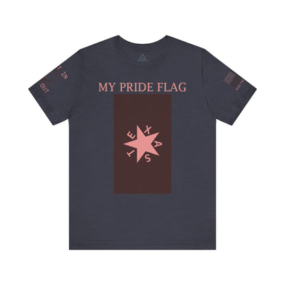 Limited Run First In, Last Out Pride Flag Collection Heather T-Shirt
